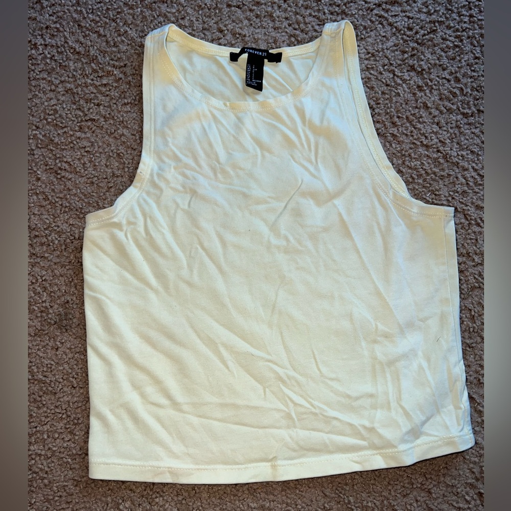 Forever 21, baby yellow tank.